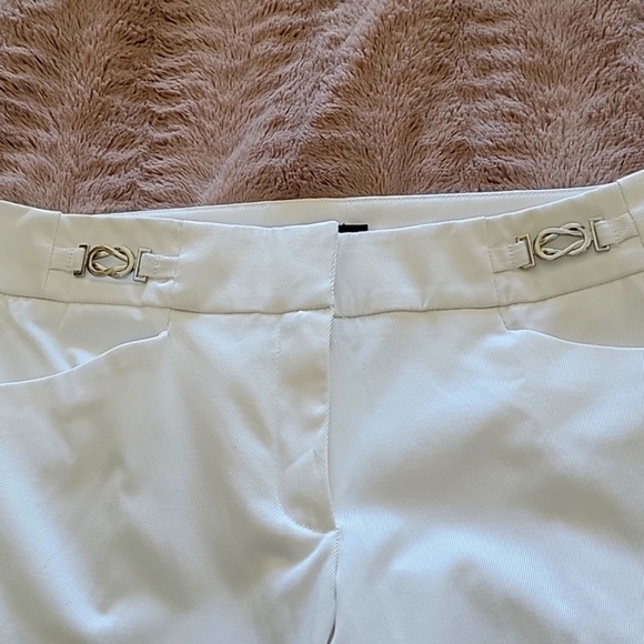 NWOT 7th Avenue Suiting Collection New York & Co White Tailored Pants Tall 0 - Picture 6 of 6